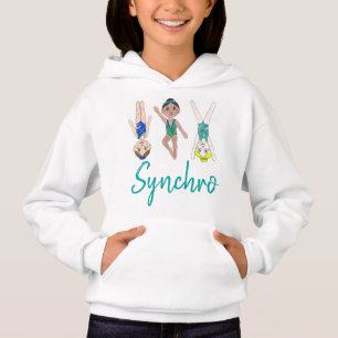 Synchronschwimmende Girls Swim Team Synchro Hoodie