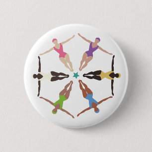 Synchronschwimmer Button