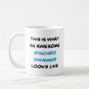 Synchronschwimmer, phantastisch kaffeetasse