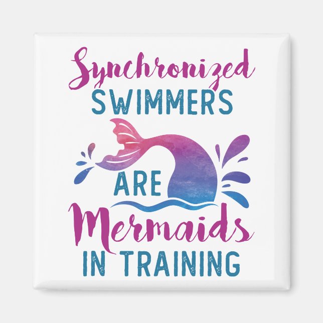 Synchronschwimmer sind Seeleute in der Ausbildung Magnet (Vorne)