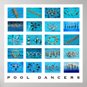 Synchronschwimmerin Poster
