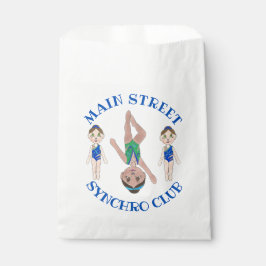 Synchronschwimmermädchen Synchro Schwimmsport Geschenktütchen