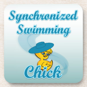 Synchronschwimmkick #3 getränkeuntersetzer