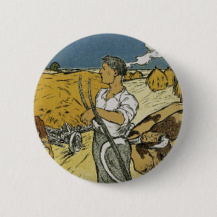 Syndicat Central Des Agricules de France Button