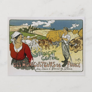 Syndicat Central Des Agricules de France Postkarte