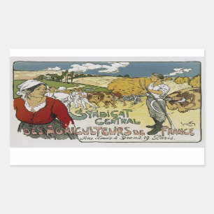 Syndicat Central Des Agricules de France Rechteckiger Aufkleber