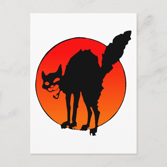 Syndikalistenkatze Postkarte (Vorderseite)