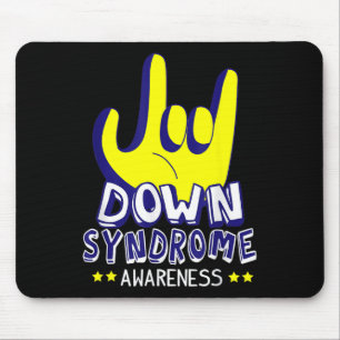 Syndrom Bewusstsein in der Liebe Sie Asl Hand Zeic Mousepad