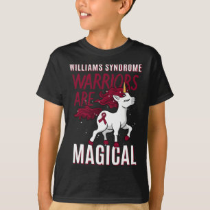 Syndrom Warrior Ws Williams-beuren Wbs Unicorn T-Shirt