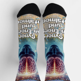 Synergie von Energie und Mentalmedizin Socken