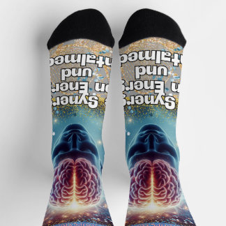 Synergie von Energie und Mentalmedizin Socken