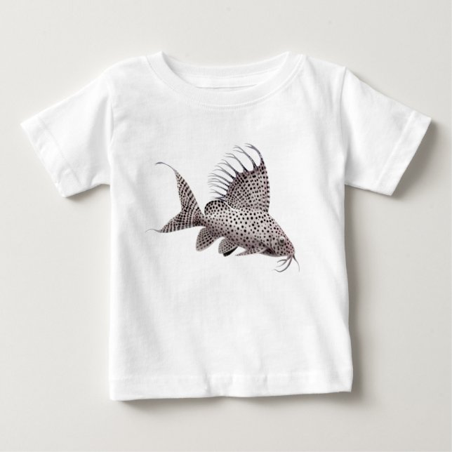 Synodontis Wels-Säuglings-T - Shirt (Vorderseite)