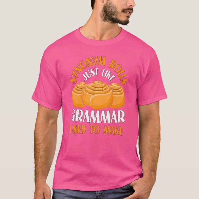 Synonym für LehrerIn-Grammatik T-Shirt (Vorderseite)