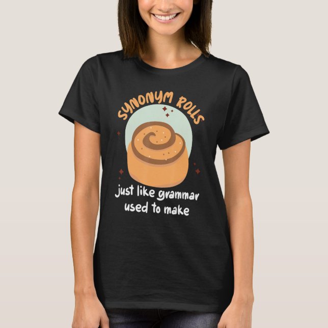 Synonym-Rollen, wie Grammatik, die verwendet wird, T-Shirt (Vorderseite)
