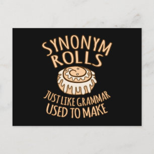 Synonym Rolls English Language Teacher Teach Postkarte
