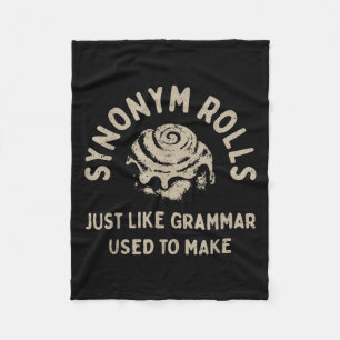Synonym Rolls Joke Cinnamon Rolls Grammar Pun Funn Fleecedecke