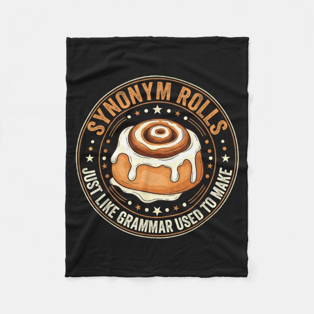 Synonym Rolls Just Like Grammar Used To Make Engli Fleecedecke (Vorderseite)