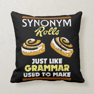 Synonym Rolls wie die Grammatik verwendet, um Kissen