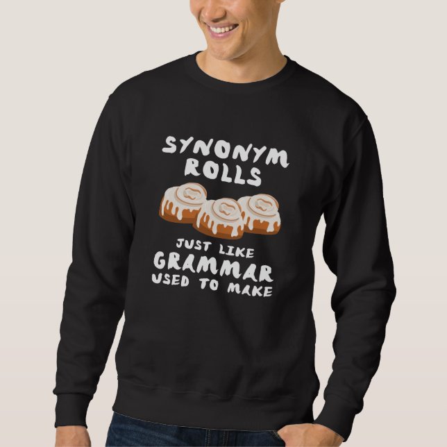 Synonyme Rollen Sweatshirt (Vorderseite)