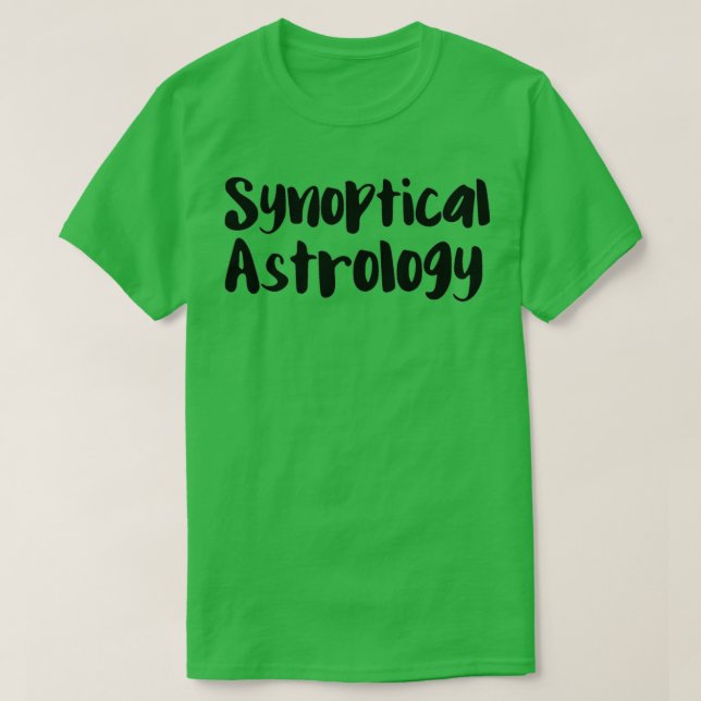 Synoptische Astrologie T-Shirt (Design vorne)