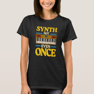 Synth-Elektronikmusiker Herz Synthesizer T-Shirt