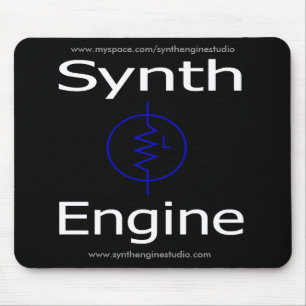 Synth Motor Mousepad (Schwarzes)