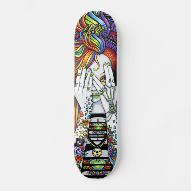 Synthea Psytrance Skateboard (Vorderseite)