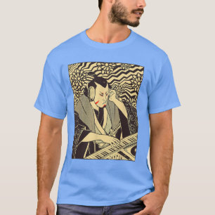 Synthechno Musik Lustiger Samurai Synthesizer Freu T-Shirt