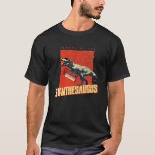 Synthesaurus Analogsynth Techno Synthesizer ADSR T-Shirt