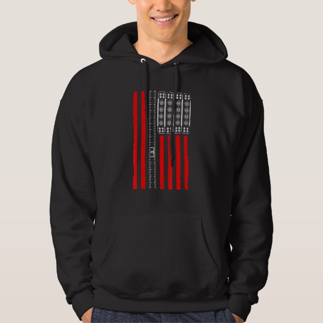Synthesizer ADSR Synth Hoodie (Vorderseite)