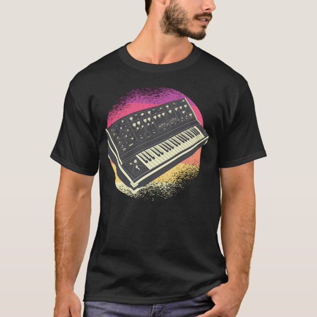 Synthesizer Electronic Music Band Music Instrument T-Shirt (Vorderseite)