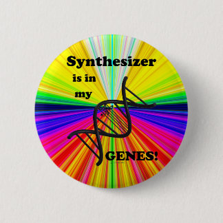 Synthesizer ist in meinen Genen Button