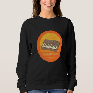 Synthesizer Japanisch Analog Vintage Retro Festiva Sweatshirt
