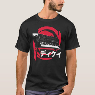 Synthesizer Japanischer Analogsynthwave Techno Syn T-Shirt