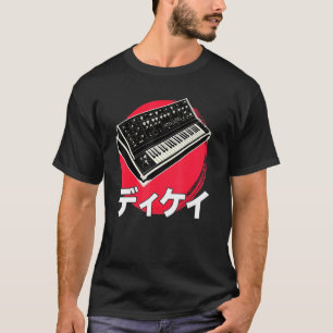 Synthesizer Japanischer Analogsynthwave Techno Syn T-Shirt