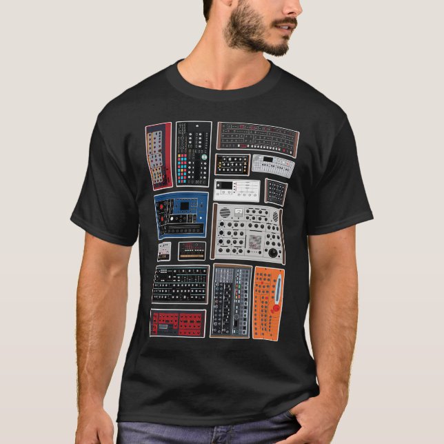 Synthesizer-Kollektion T-Shirt (Vorderseite)
