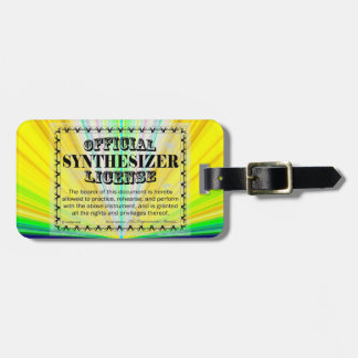 Synthesizer-Lizenz Gepäckanhänger