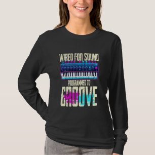 Synthesizer Musician Synth DAW verkabelt für Sound T-Shirt