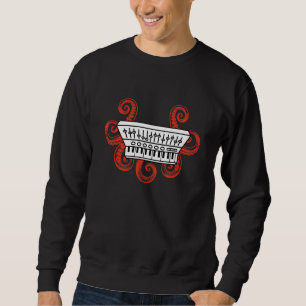 Synthesizer Octopus Electronic Music Producer Wave Sweatshirt