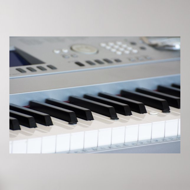 Synthesizer-Tastatur Poster (Vorne)