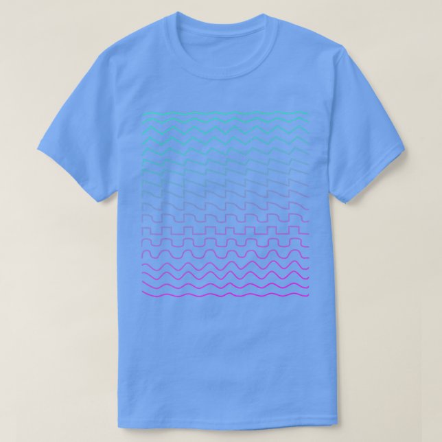 Synthesizer Waveforms (2) T-Shirt (Design vorne)
