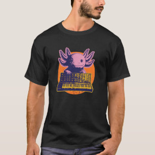 Synthpop New-Wave-Musik Dark-Wave Axolotls-Haustie T-Shirt