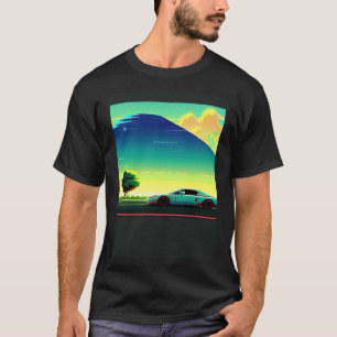 Synthwave Car outrun retrowave futuresynth scfi T-Shirt