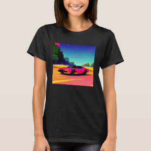 Synthwave Car outrun retrowave futuresynth scfi T-Shirt