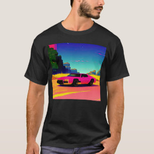 Synthwave Car outrun retrowave futuresynth scfi T-Shirt