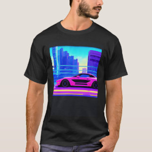 Synthwave Car outrun retrowave futuresynth scfi T-Shirt