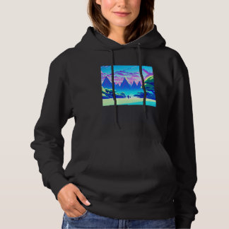 Synthwave Outrun Retrowave Futuresynth Science-Fic Hoodie