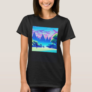 Synthwave Outrun Retrowave Futuresynth Science-Fic T-Shirt