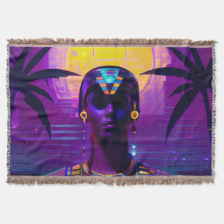 Synthwave Pharaoh Decke