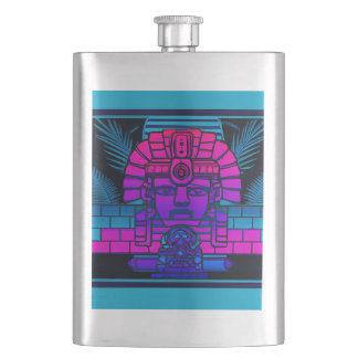 Synthwave Pharaoh Flachmann